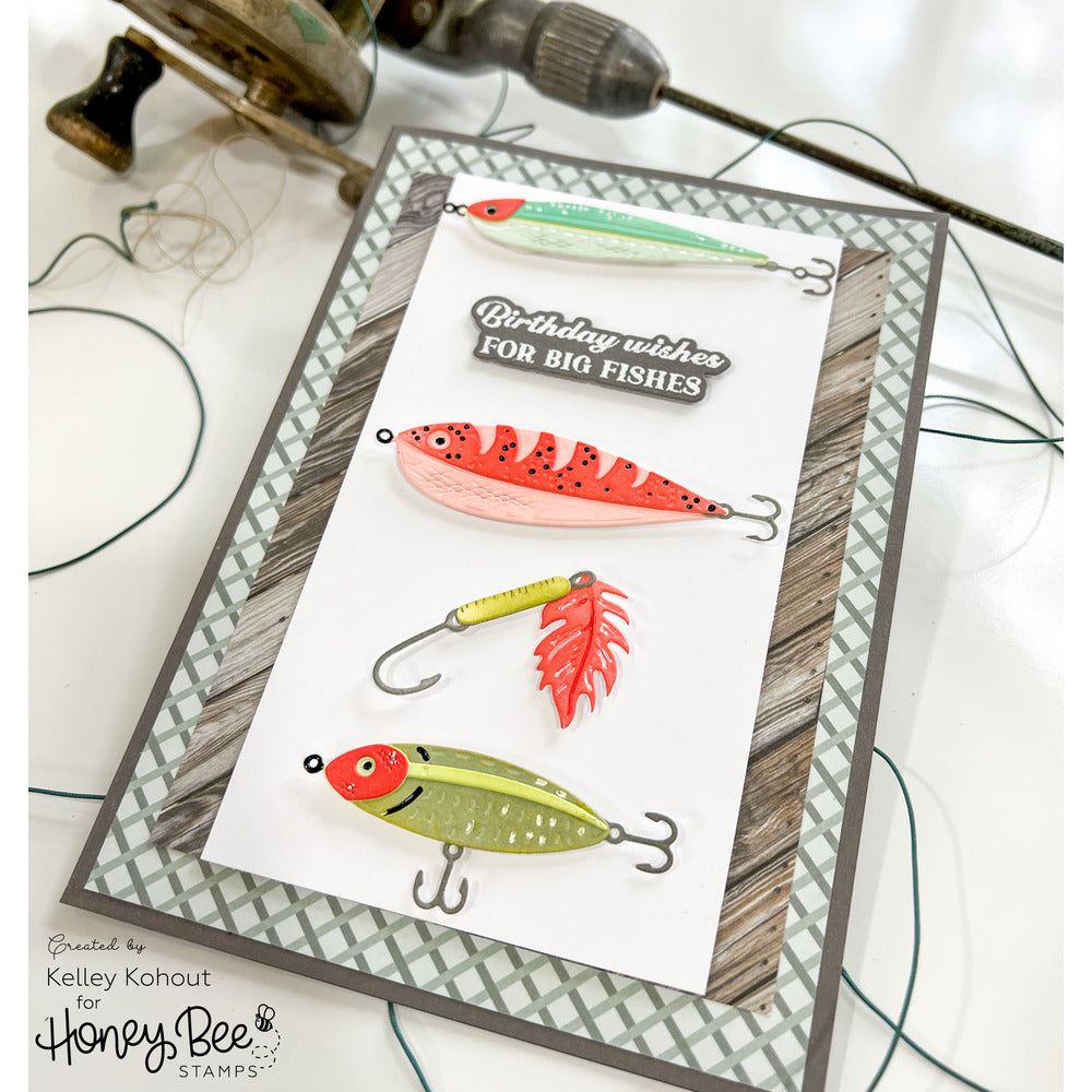 Hooked On You - Honey Cuts - Coordinating Dies - Honey Bee Stamps