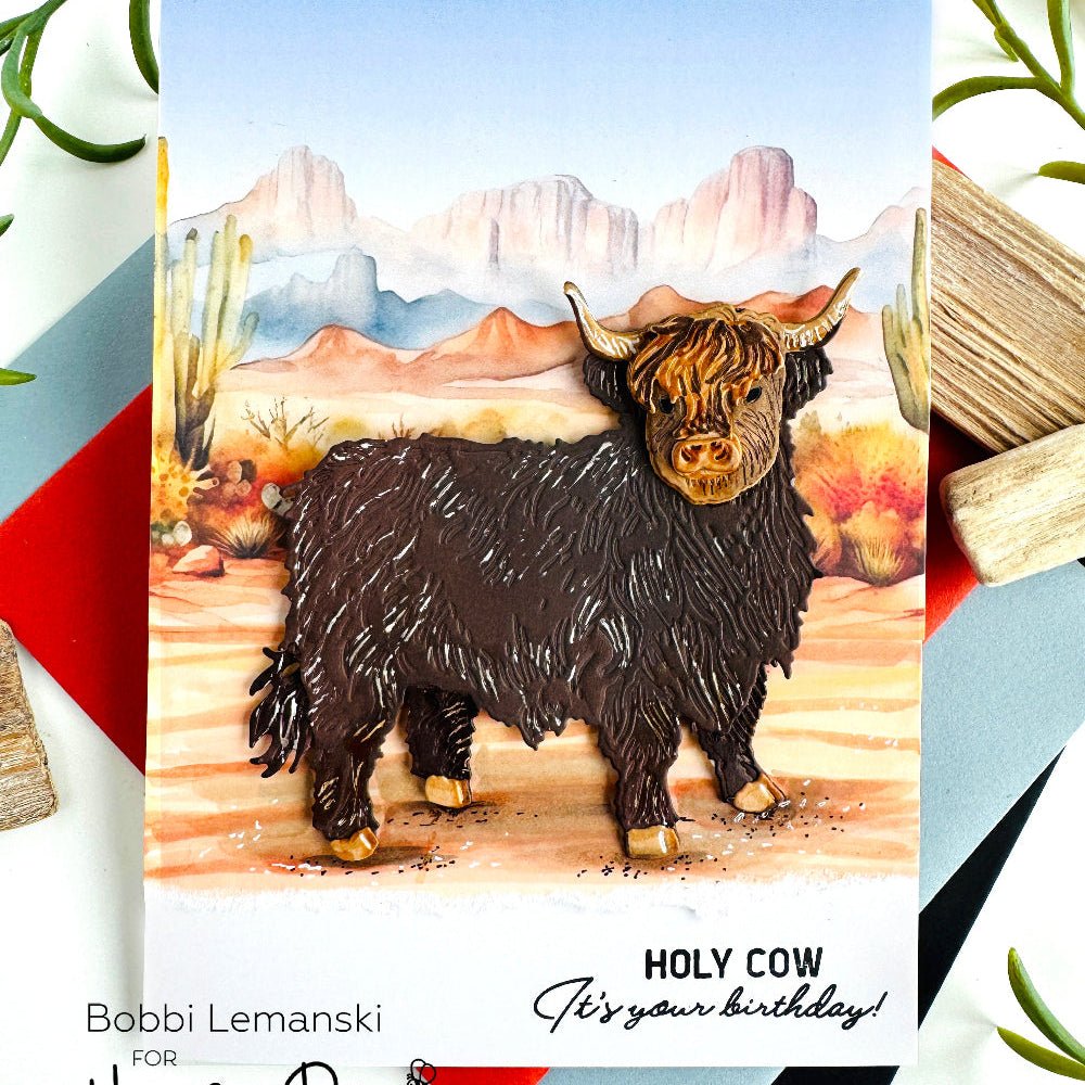 Howdy Y'all - 4x6 Photopolymer Stamp Set - Honey Bee Stamps