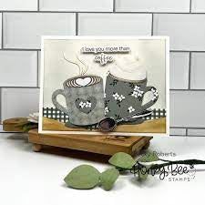 Hug In A Mug - 4x4 Photopolymer Stamp Set - Honey Bee Stamps