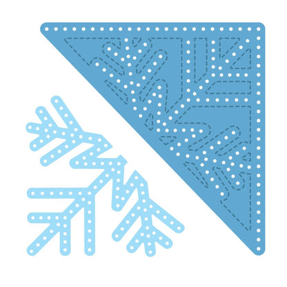In Stitches: Bookmarked Snowflake - Honey Cuts - Stand - Alone Dies - Honey Bee Stamps