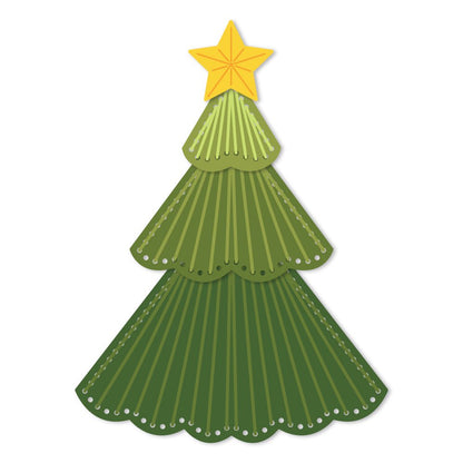 In Stitches: Christmas Tree - Honey Cuts - Stand - Alone Dies - Honey Bee Stamps
