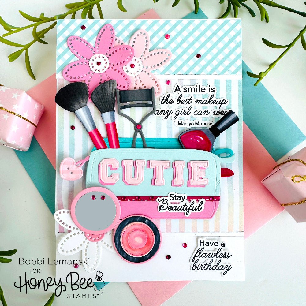 In Stitches: Daisy - Honey Cuts - Stand - Alone Dies - Honey Bee Stamps