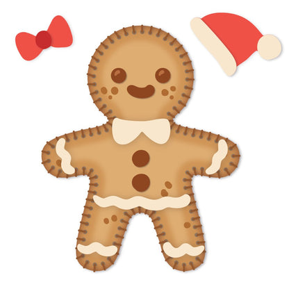 In Stitches: Gingerbread - Honey Cuts - Stand - Alone Dies - Honey Bee Stamps
