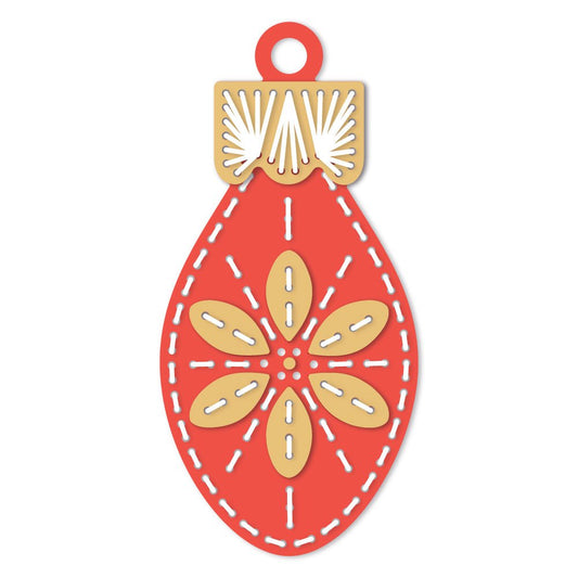 In Stitches: Ornament - Honey Cuts - Stand - Alone Dies - Honey Bee Stamps
