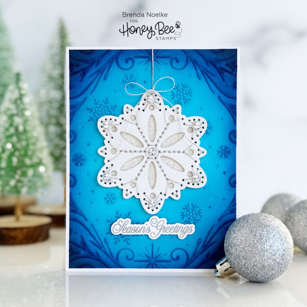 In Stitches: Snowflake - Honey Cuts - Stand - Alone Dies - Honey Bee Stamps