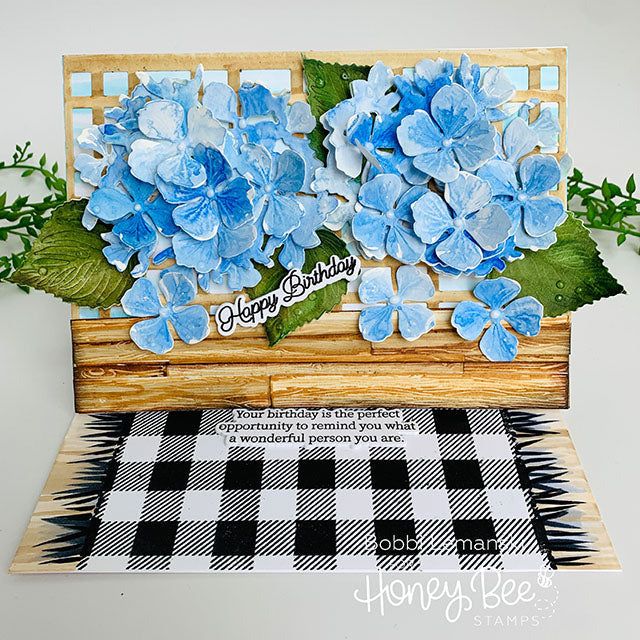 Inside: Birthday Sentiments - 6x6 Photopolymer Stamp Set - Honey Bee Stamps