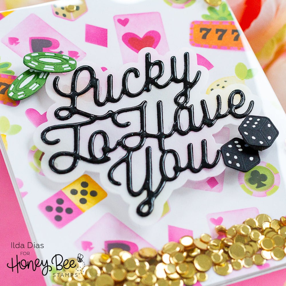 Jackpot - Coordinating Honey Cuts - Stand - Alone Dies - Honey Bee Stamps