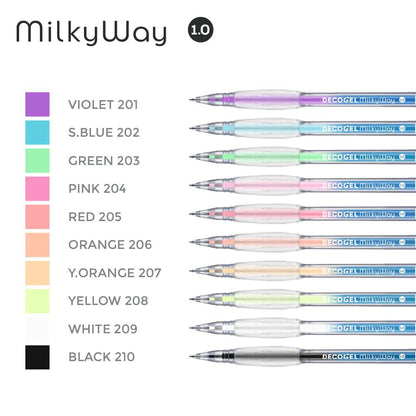 Karin Deco Gel 1.0 MilkyWay - Black 210 - Honey Bee Stamps