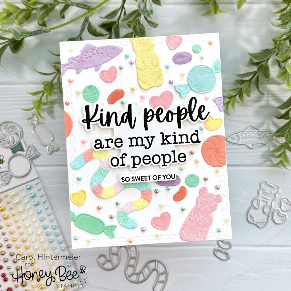 Kind People - Honey Cuts - Coordinating Dies - Honey Bee Stamps