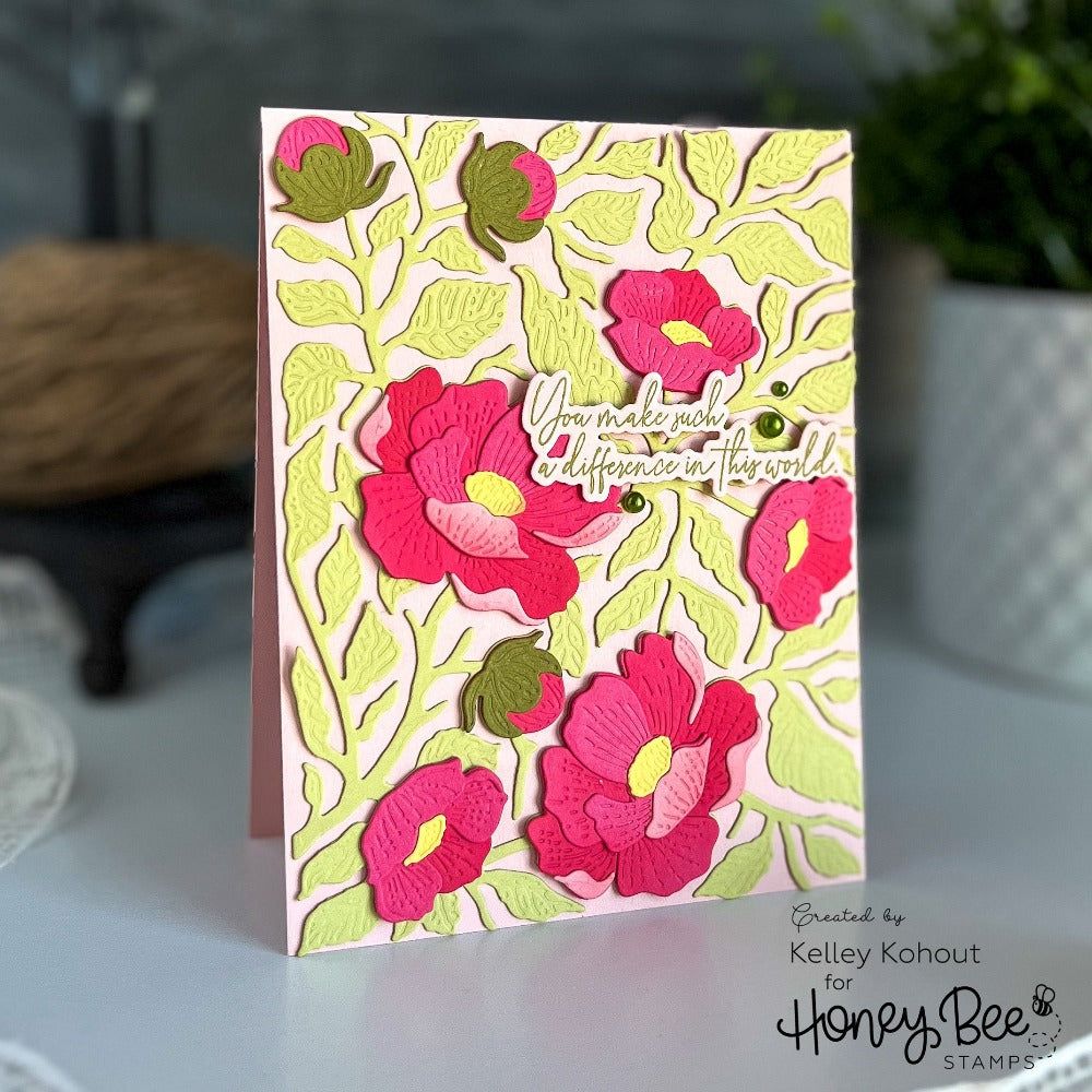 Lean on Each Other - 6x6 Photopolymer Stamp Set - Honey Bee Stamps