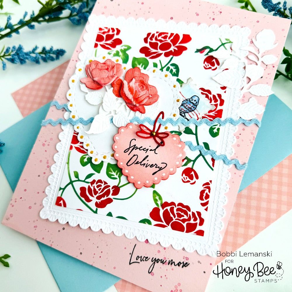 Lean on Each Other - 6x6 Photopolymer Stamp Set - Honey Bee Stamps
