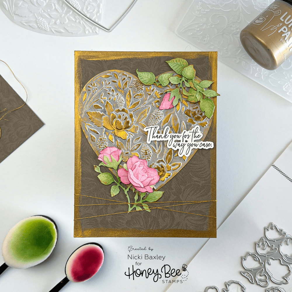 Lean on Each Other - 6x6 Photopolymer Stamp Set - Honey Bee Stamps
