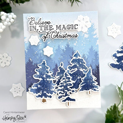Let It Snow - 6x8 Photopolymer Stamp Set - Honey Bee Stamps