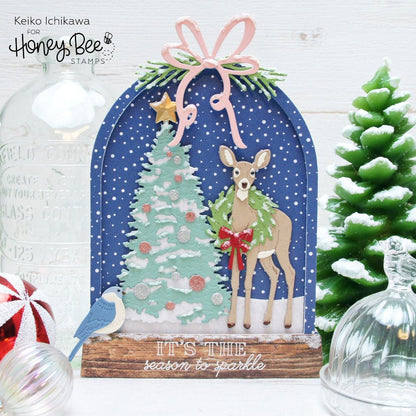 Let It Snow - 6x8 Photopolymer Stamp Set - Honey Bee Stamps