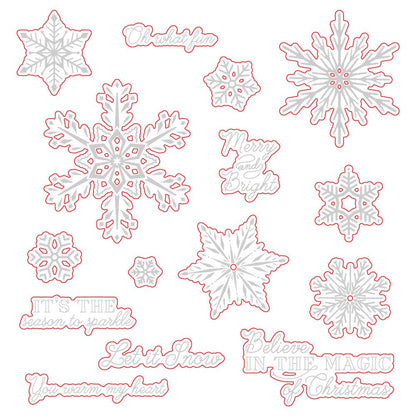 Let It Snow - Honey Cuts - Coordinating Dies - Honey Bee Stamps