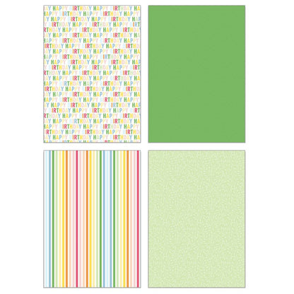 Let's Party Paper Pad 6x8.5 - 24 Double - Sided Sheets - Honey Bee Stamps