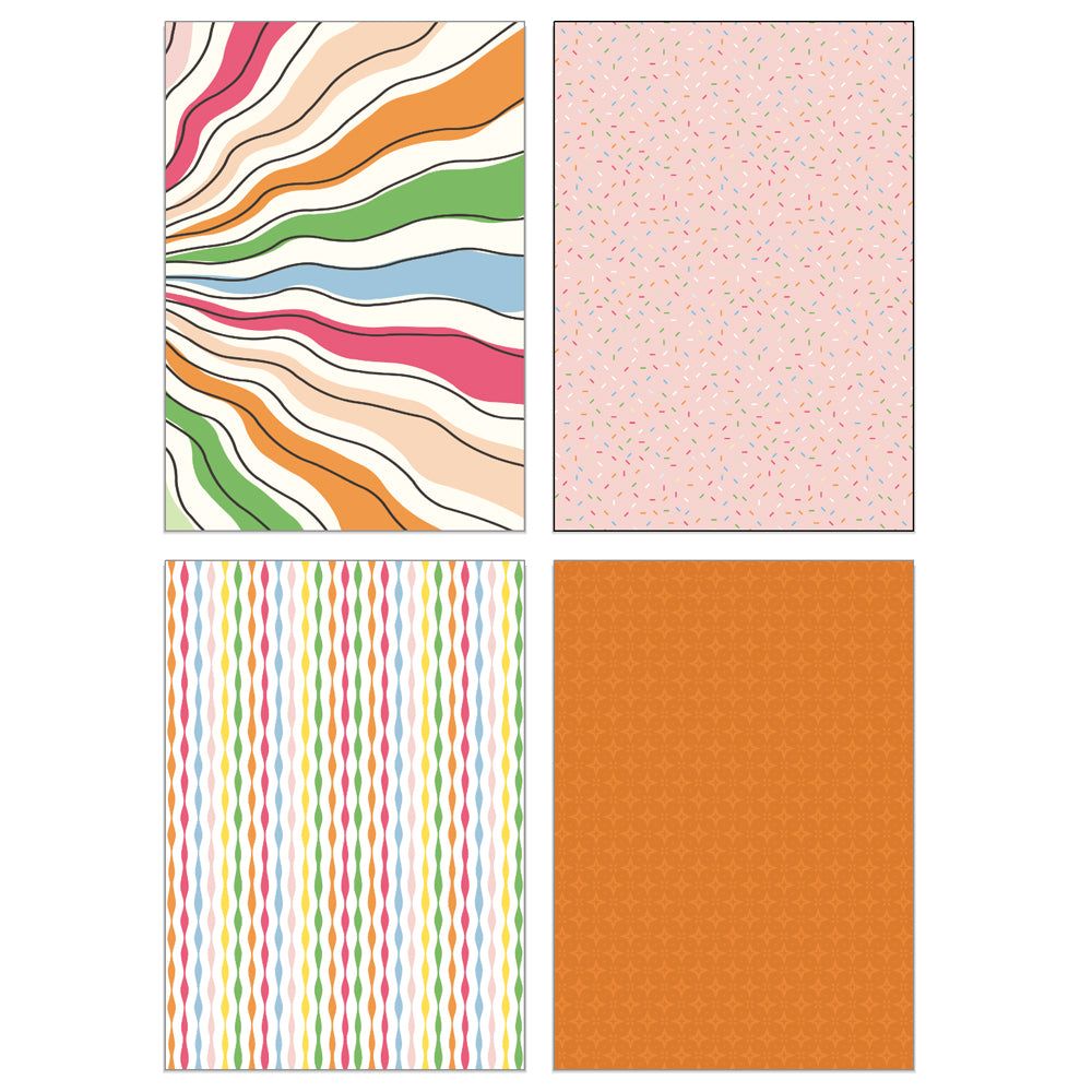 Let's Party Paper Pad 6x8.5 - 24 Double - Sided Sheets - Honey Bee Stamps