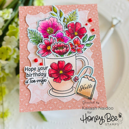 Life's Sweet Moments - 6x 8 Photopolymer Stamp Set - Honey Bee Stamps