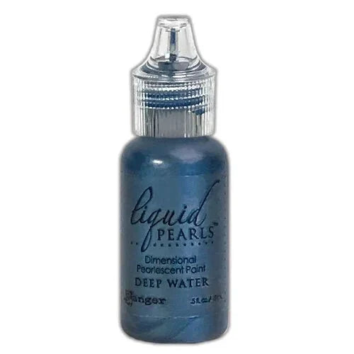 Liquid Pearls by Ranger - Deep Water - Blue - Honey Bee Stamps