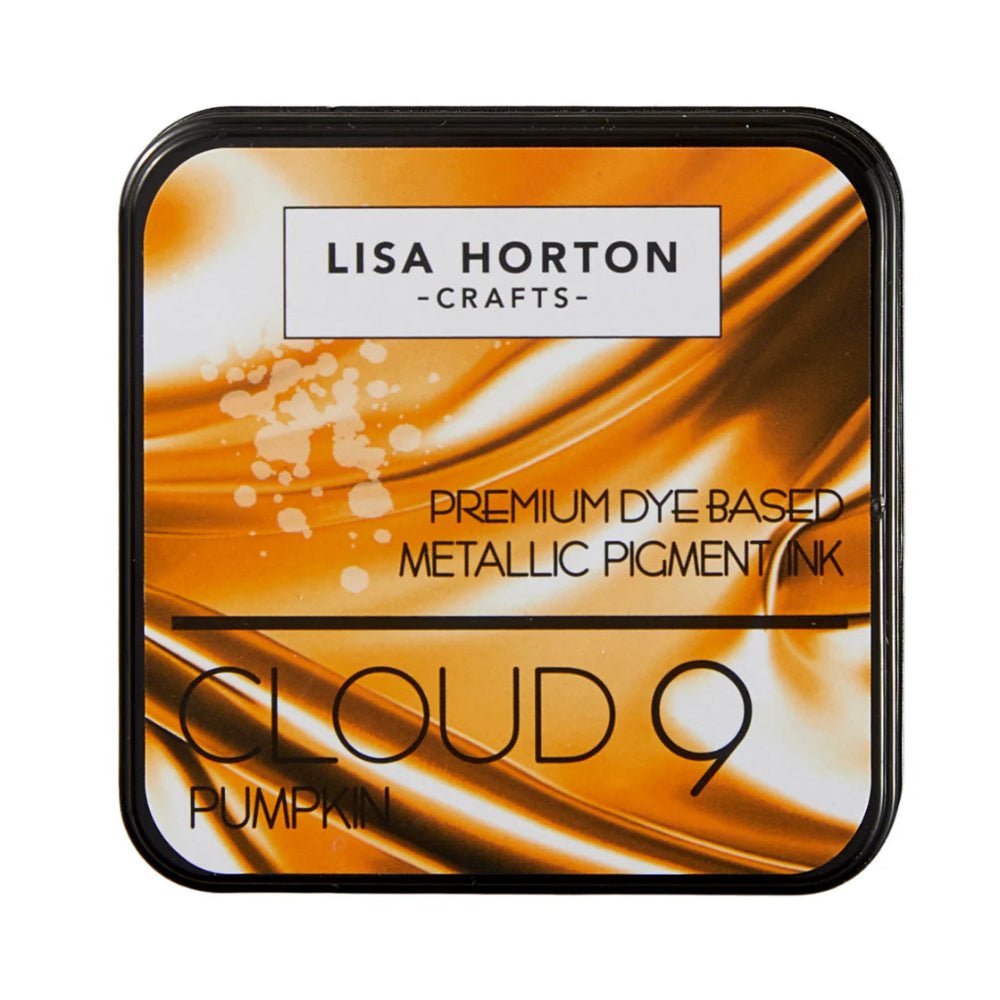 Lisa Horton Crafts Cloud 9 Metallic Ink Pad - Pumpkin - Honey Bee Stamps