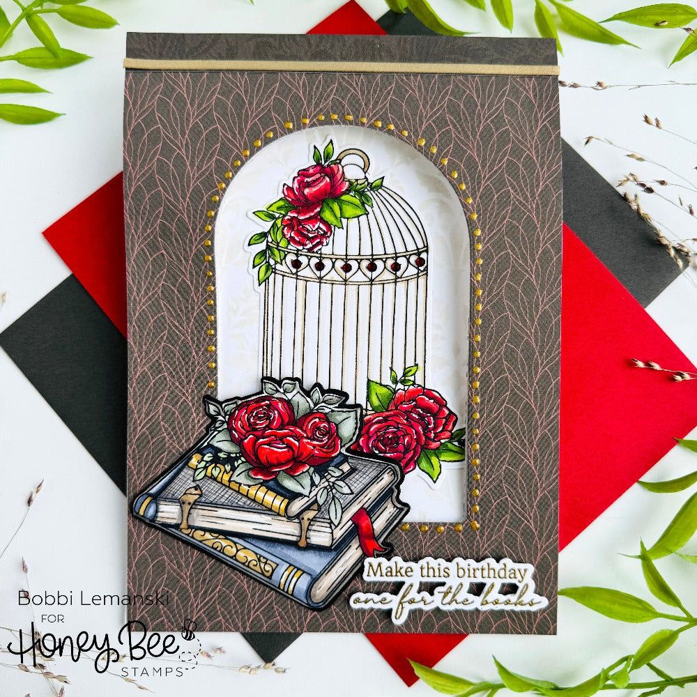 Love Is A Rose - Honey Cuts - Coordinating Dies - Retiring - Honey Bee Stamps