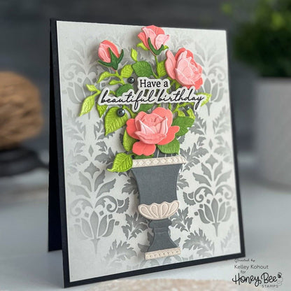 Love Is A Rose - Honey Cuts - Coordinating Dies - Retiring - Honey Bee Stamps
