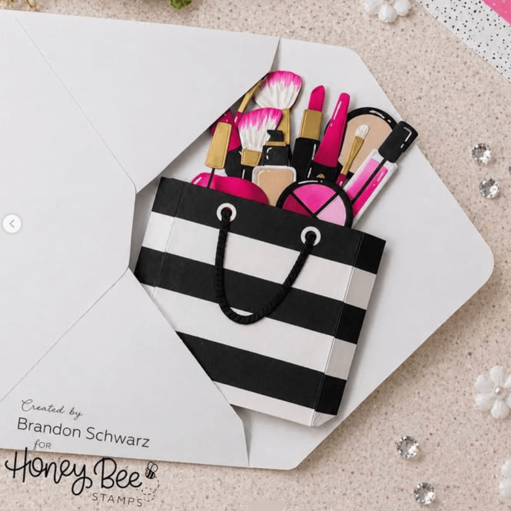 Lovely Layers: 3D Pop - Up Bag - Honey Cuts Stand - Alone Dies - Honey Bee Stamps