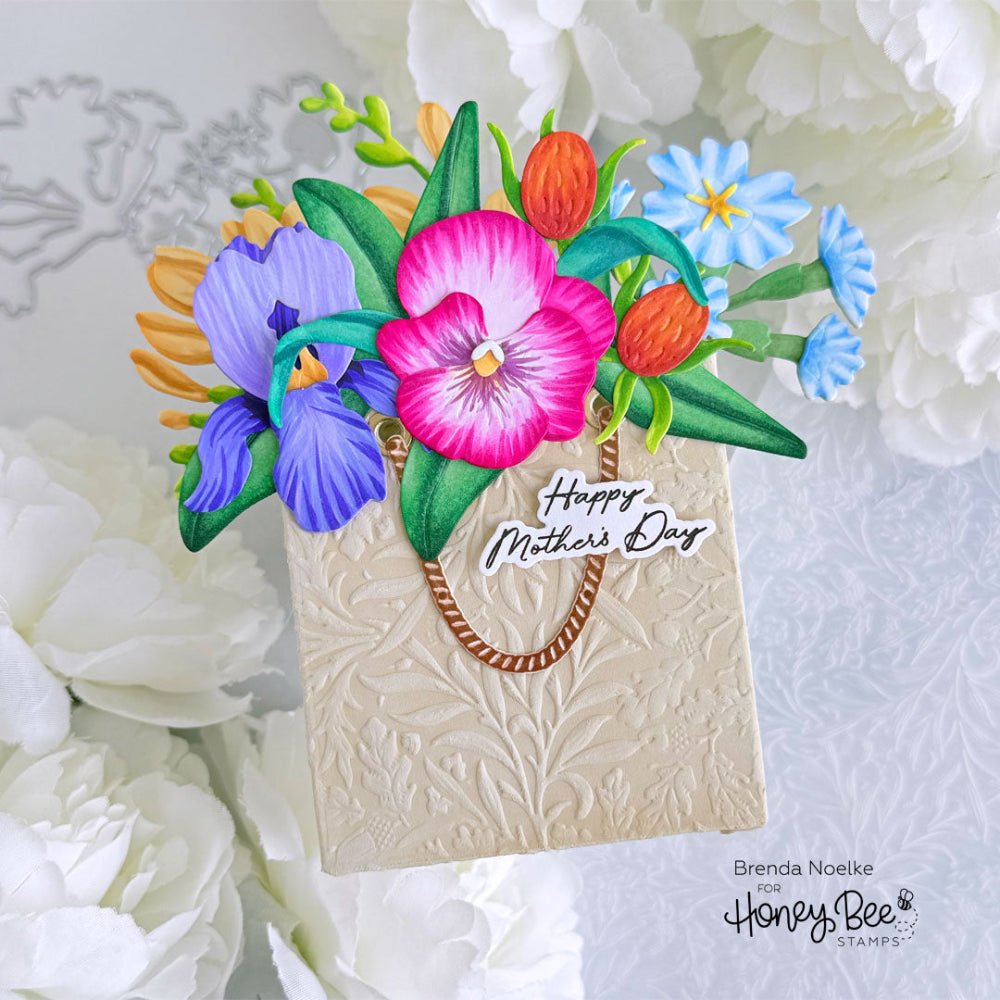 Lovely Layers: 3D Pop - Up Bag - Honey Cuts Stand - Alone Dies - Honey Bee Stamps