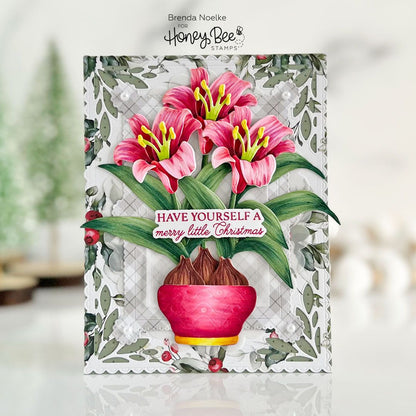 Lovely Layers: Amaryllis - Honey Cuts - Stand - Alone Dies - Honey Bee Stamps
