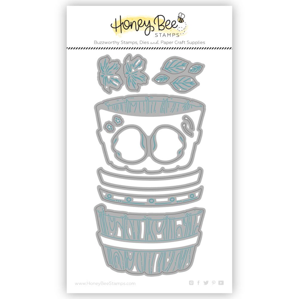 Lovely Layers: Apple Barrel - Honey Cuts - Stand - Alone Dies - Honey Bee Stamps