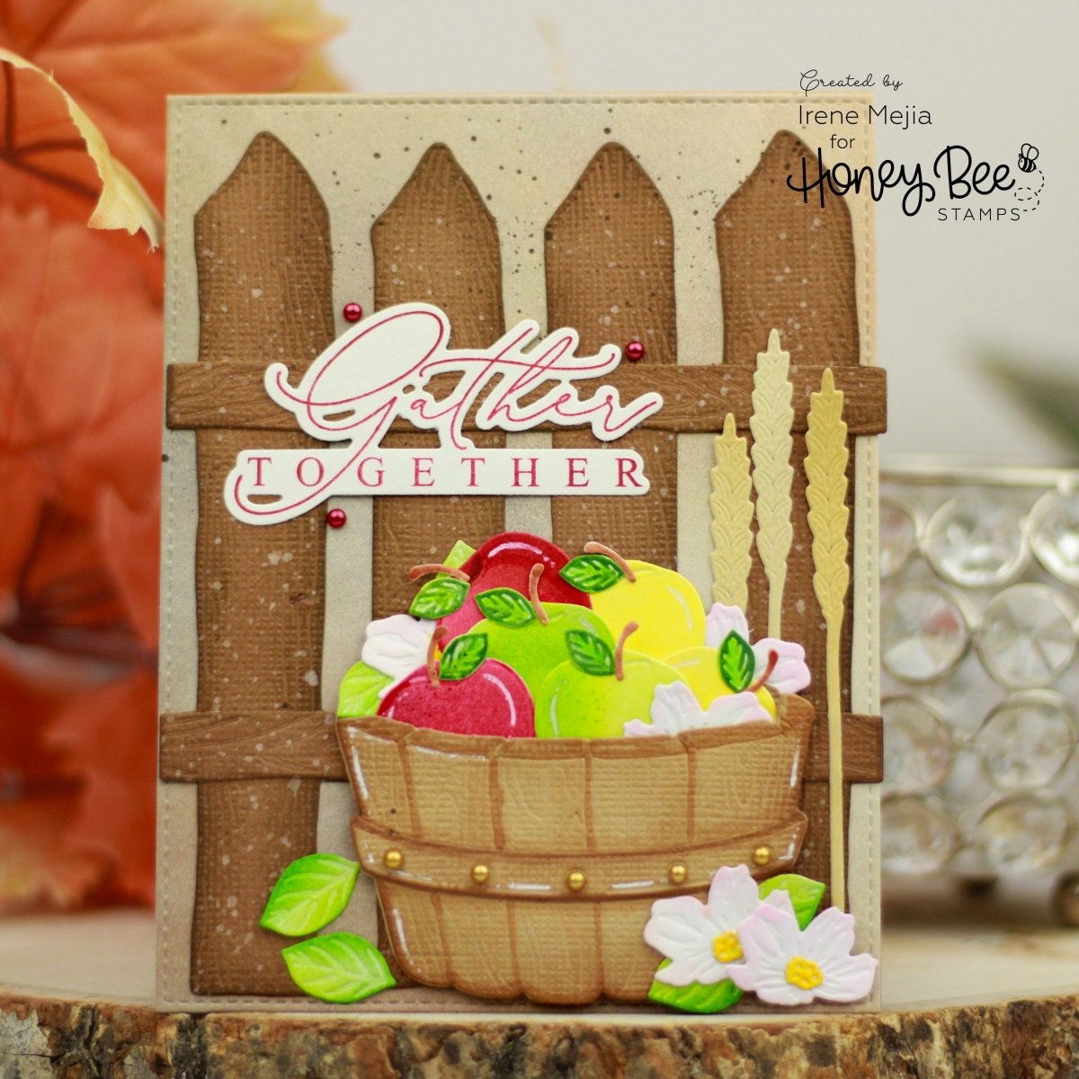 Lovely Layers: Apple Barrel - Honey Cuts - Stand - Alone Dies - Honey Bee Stamps