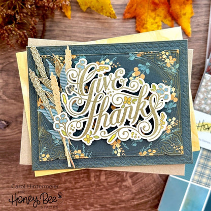Lovely Layers: Autumn Bouquet - Honey Cuts - Stand - Alone Dies - Honey Bee Stamps