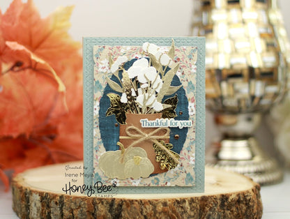 Lovely Layers: Autumn Bouquet - Honey Cuts - Stand - Alone Dies - Honey Bee Stamps