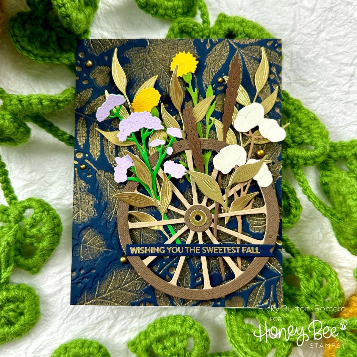 Lovely Layers: Autumn Bouquet - Honey Cuts - Stand - Alone Dies - Honey Bee Stamps