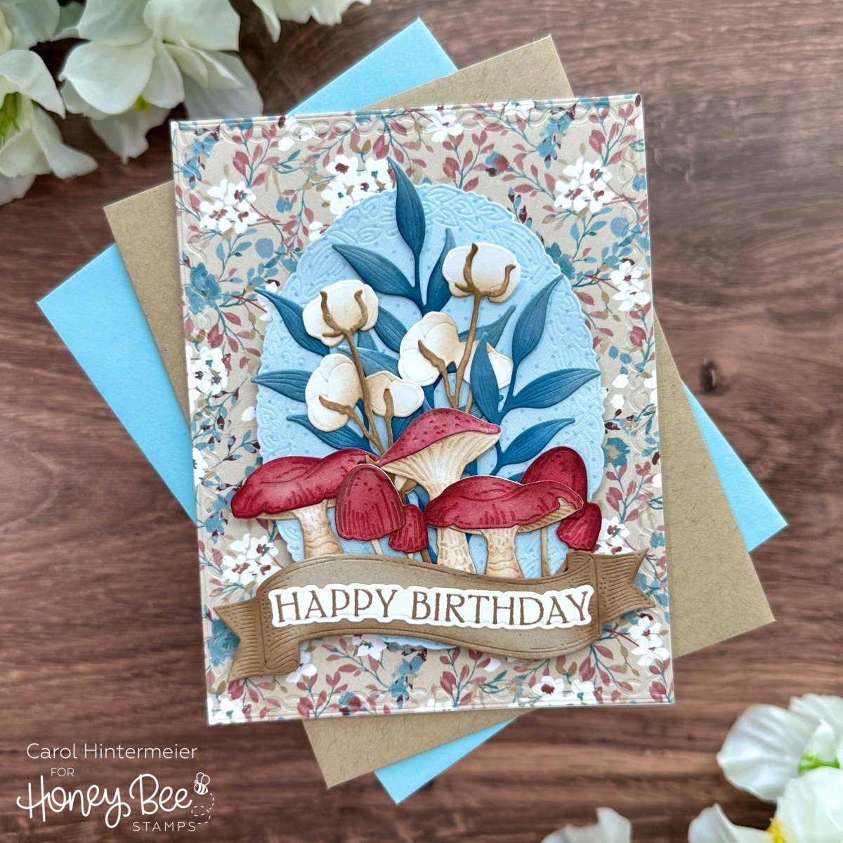 Lovely Layers: Autumn Bouquet - Honey Cuts - Stand - Alone Dies - Honey Bee Stamps