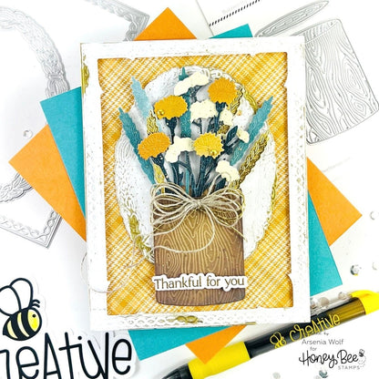 Lovely Layers: Autumn Bouquet - Honey Cuts - Stand - Alone Dies - Honey Bee Stamps