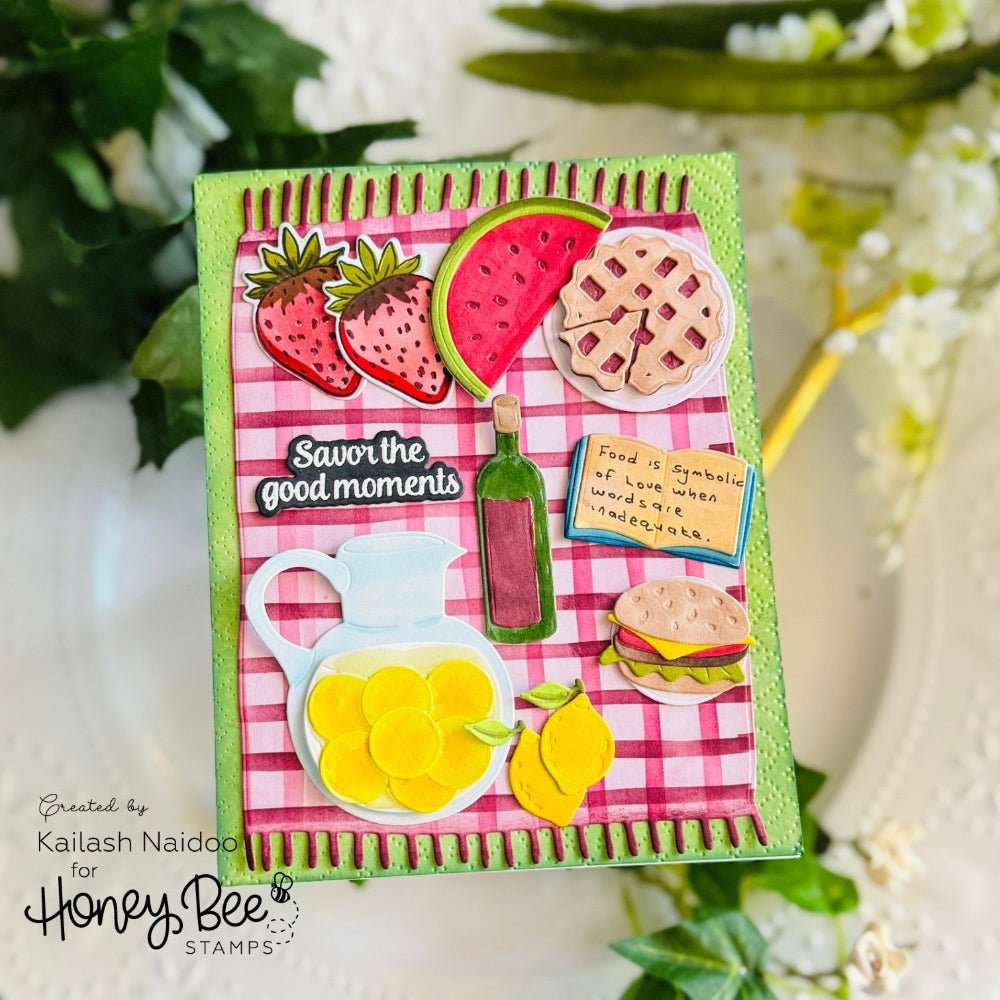 Lovely Layers: Backyard Bites - Honey Cuts Stand-Alone Dies - Honey Bee Stamps