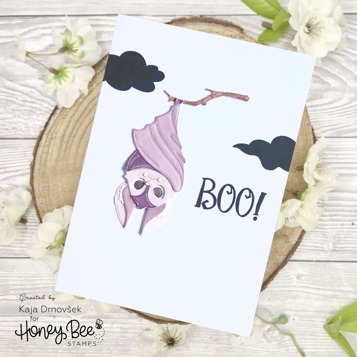 Lovely Layers: Bat - Honey Cuts - Stand - Alone Dies - Honey Bee Stamps