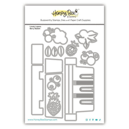Lovely Layers: Berry Basket - Honey Cuts Stand-Alone Dies - Honey Bee Stamps