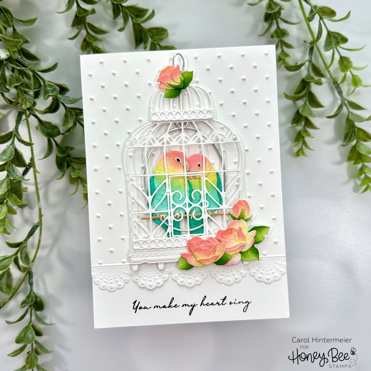 Lovely Layers: Bird Cage - Honey Cuts - Stand-Alone Dies RETIRING - Honey Bee Stamps