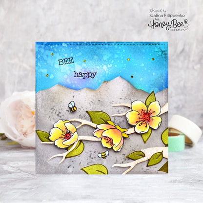 Lovely Layers: Branch and Leaves - Honey Cuts - Stand - Alone Dies - Honey Bee Stamps