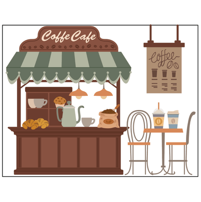 Lovely Layers: Coffee Bar - Honey Cuts - Stand - Alone Dies - Honey Bee Stamps