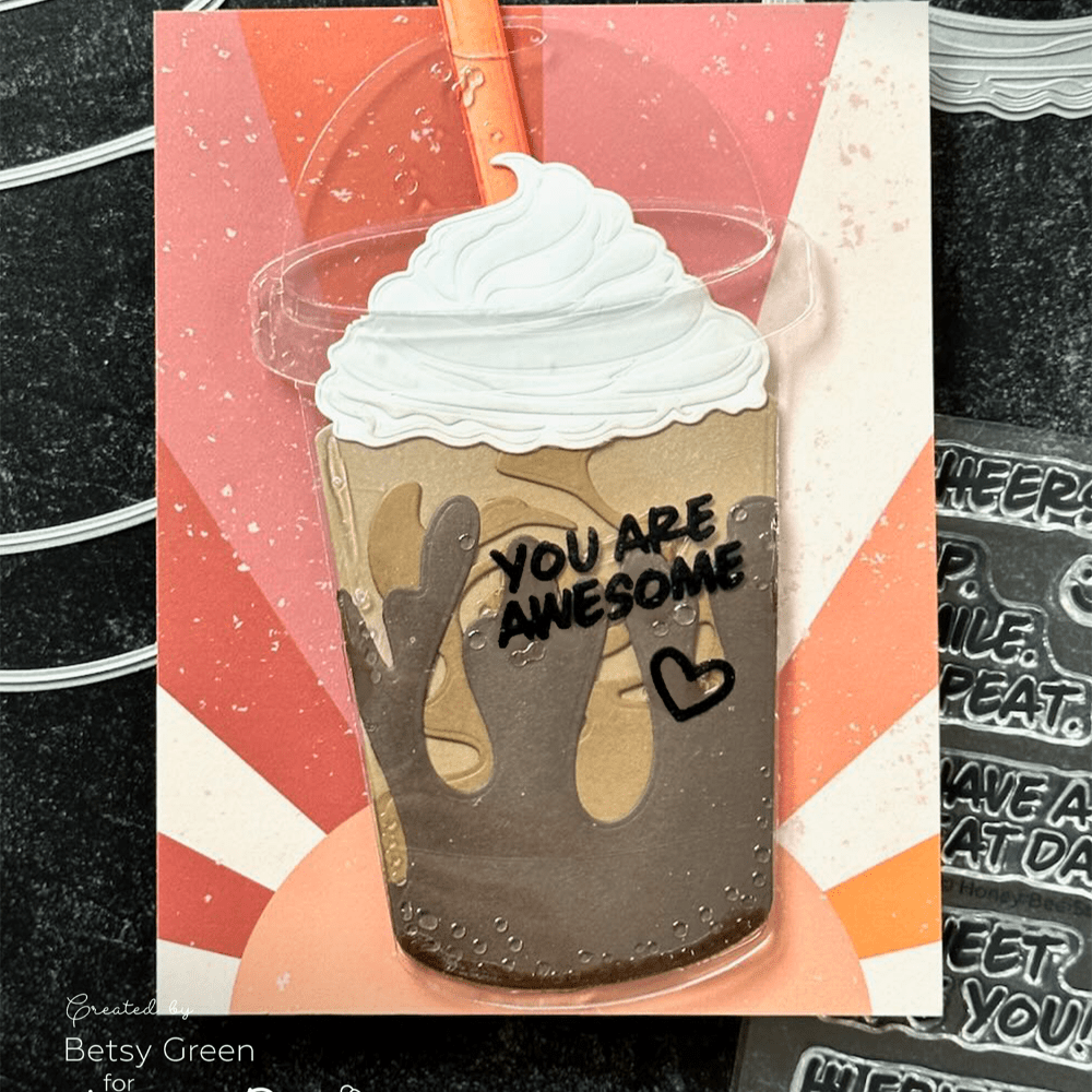 Lovely Layers: Coffee Cup - Honey Cuts - Stand - Alone Dies - Honey Bee Stamps