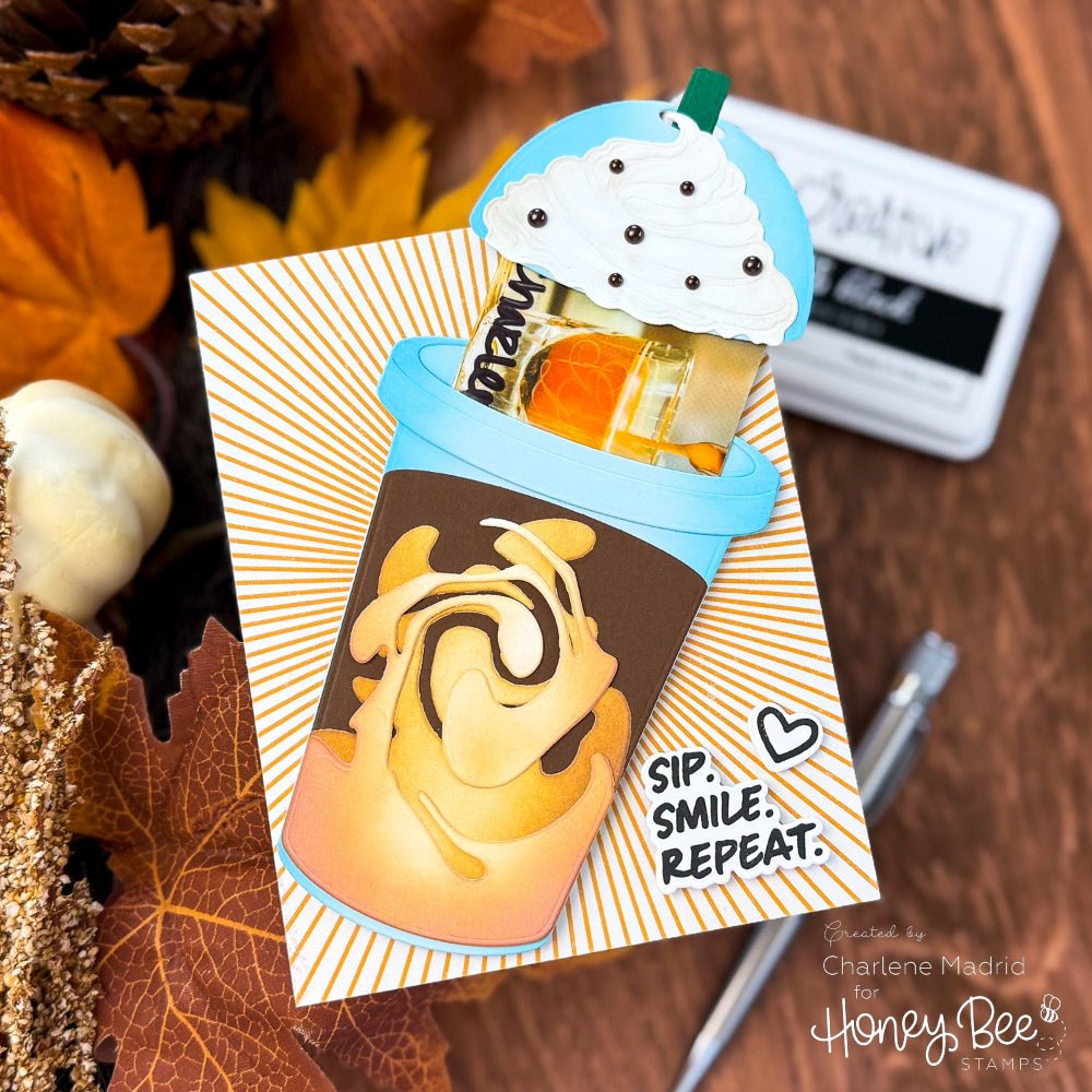 Lovely Layers: Coffee Cup Swirls Add - On - Honey Cuts - Stand - Alone Dies - Honey Bee Stamps