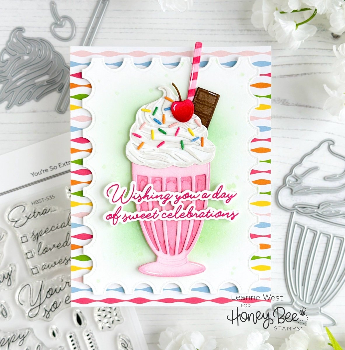 Lovely Layers: Cupcakes & More - Honey Cuts - Stand - Alone Dies - Honey Bee Stamps