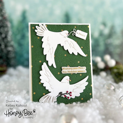 Lovely Layers: Doves - Honey Cuts - Stand - Alone Dies - Honey Bee Stamps