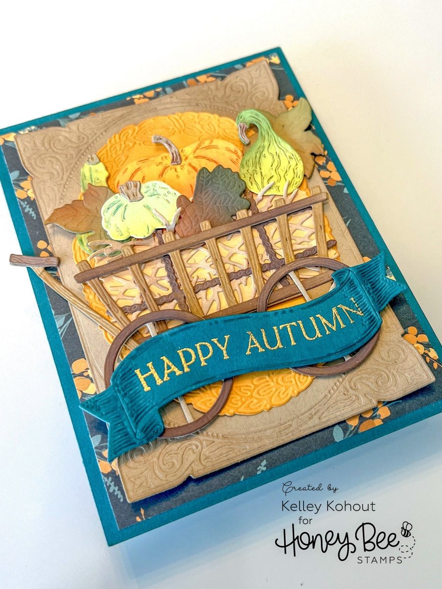 Lovely Layers: Fall Bounty - Honey Cuts - Stand - Alone Dies - Honey Bee Stamps