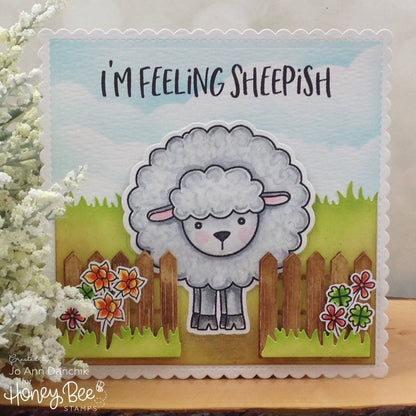 Lovely Layers: Farm Fence - Honey Cuts - Stand - Alone Dies - Honey Bee Stamps
