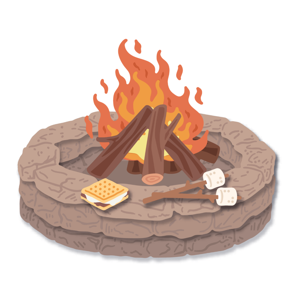 Lovely Layers: Firepit - Honey Cuts - Stand - Alone Dies - Honey Bee Stamps