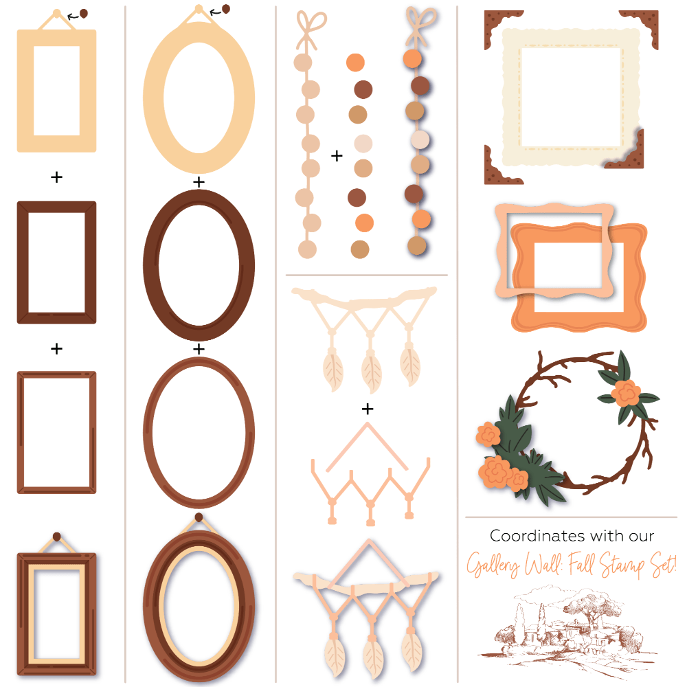Lovely Layers: Gallery Wall Art - Honey Cuts - Stand - Alone Dies - Honey Bee Stamps